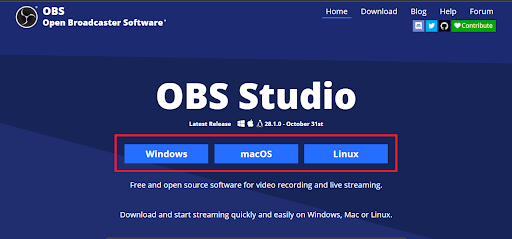 Bạn có thể cài đặt phần mềm OBS để hỗ trợ phát sóng