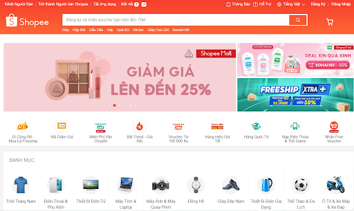 Bạn có thể tìm kiếm nguồn hàng Drop Shopee tại chính các sàn TMDT