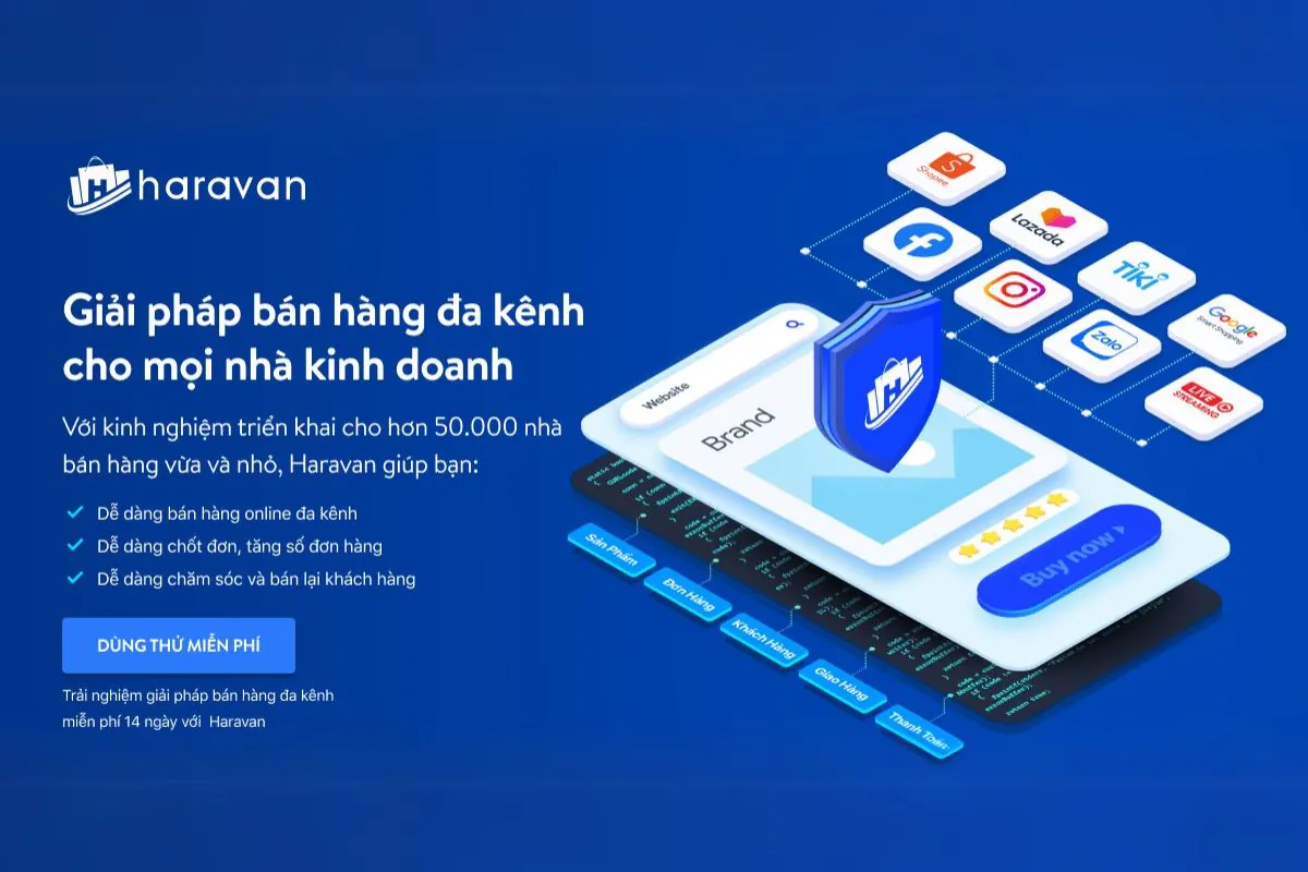 HARAVAN - Phần mềm quản lý đa kênh