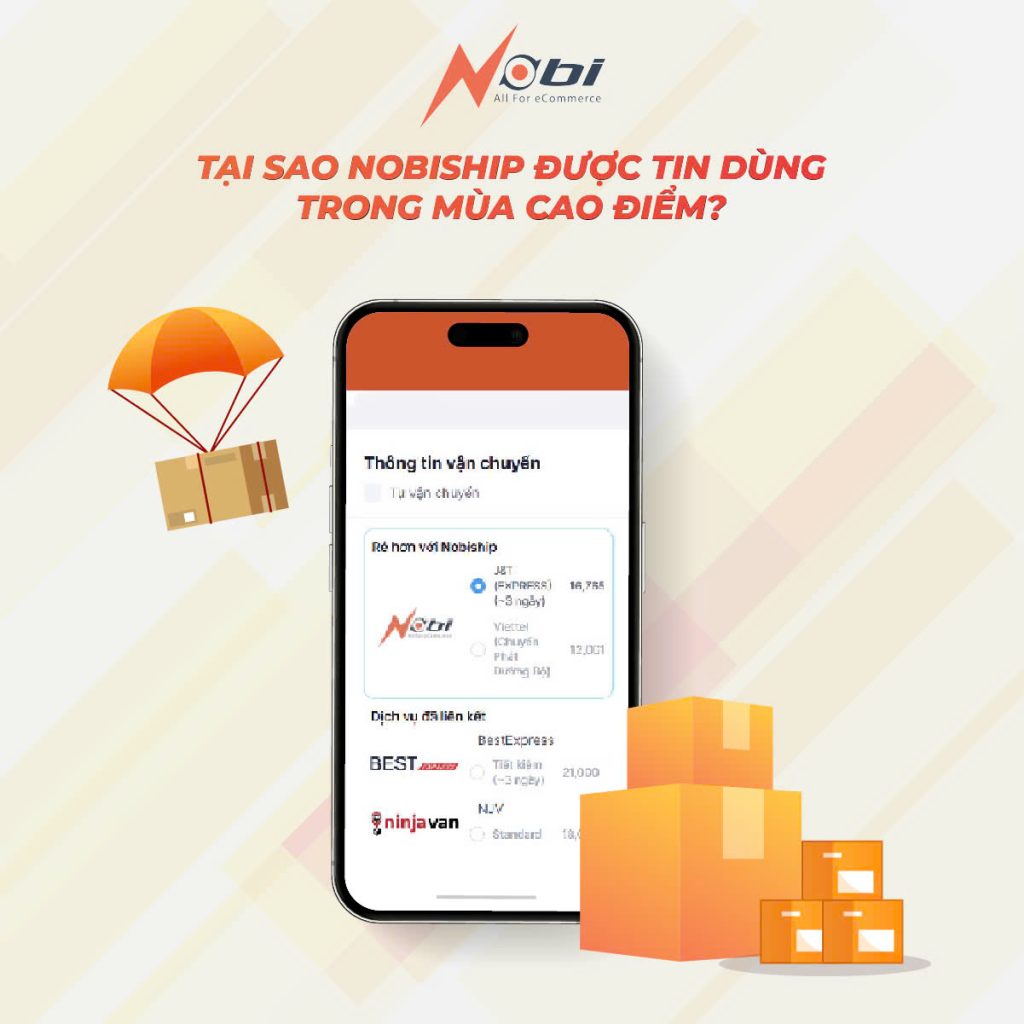 Tại sao Nobiship được tin dùng trong mùa cao điểm?